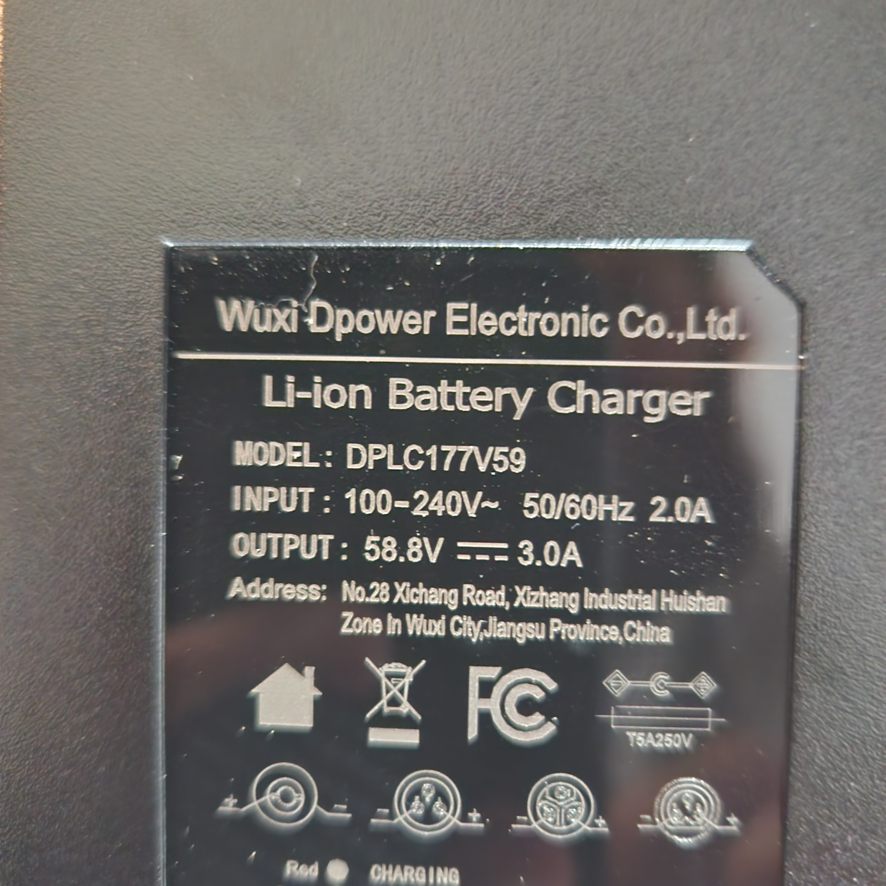 52v 20ah Battery Pack with XT60 Connector