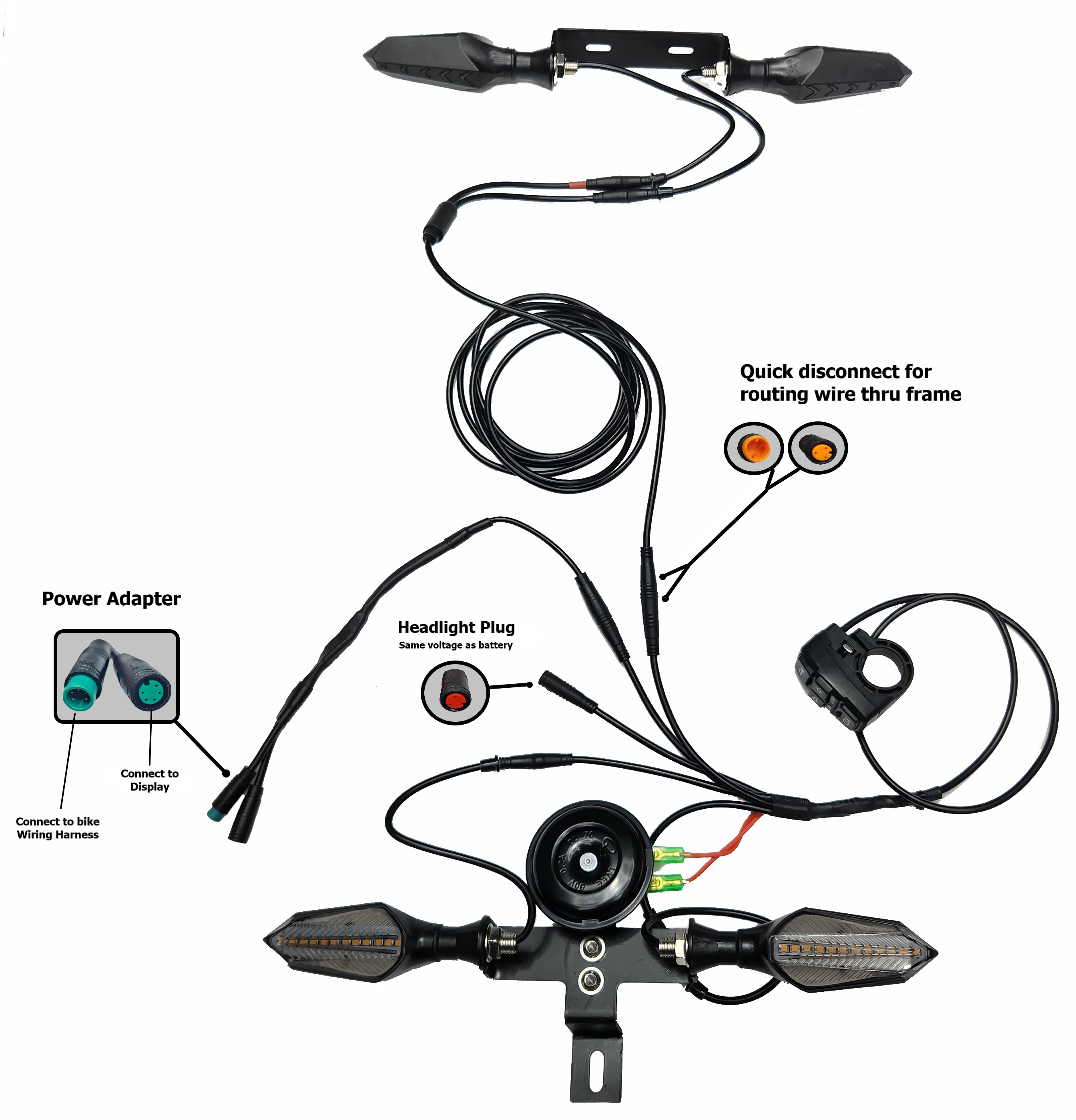 eBike Turn Signal and Horn Kit
